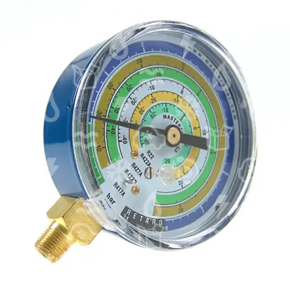 manometr nízkotlaký suchý MC, 80 mm, EBRL ,R22, R422A-D, R427A